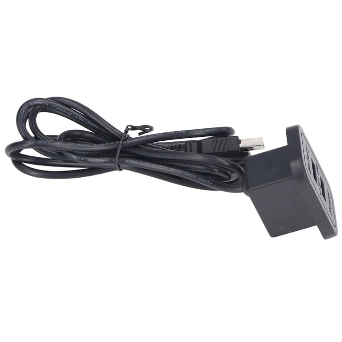 Dubbel USB-laadstation 5V Sofa Ingebouwde USB-voedingshub Bedradingsbord Stopcontact voor
