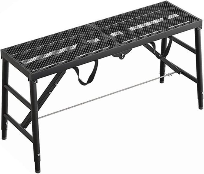 Draagbare Steigerladder met Verstelbaar Werkplatform - Antislip Stap Ladder voor Multifunctioneel Gebruik
