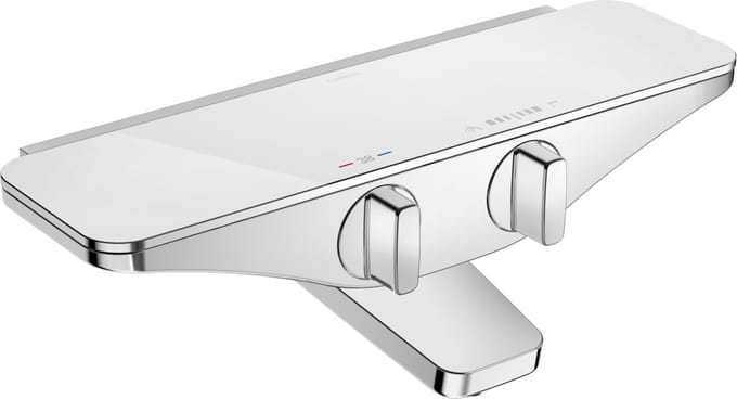 Hansa Emotion - Thermostatische badkraan, wit/chroom 5864217182