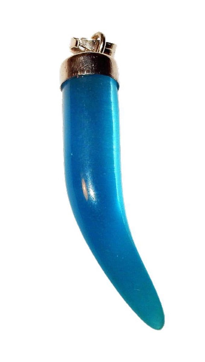 Tand Hanger van Kattenoog Blauw