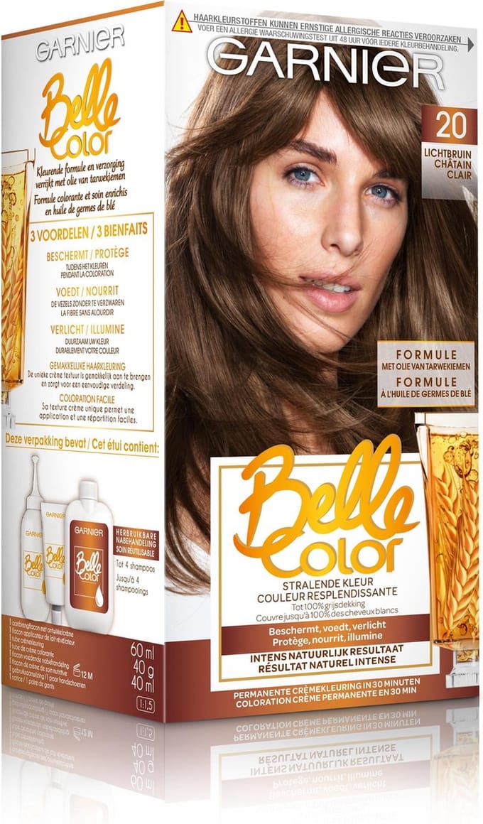 Garnier Belle Color Haarverf - 20 Lichtbruin