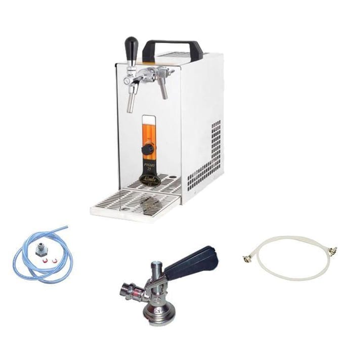 Tireuse à Bière PYGMY 25/K Pompe Membrane 35L/h Refroidisseur Sec Acier Inox Green Line