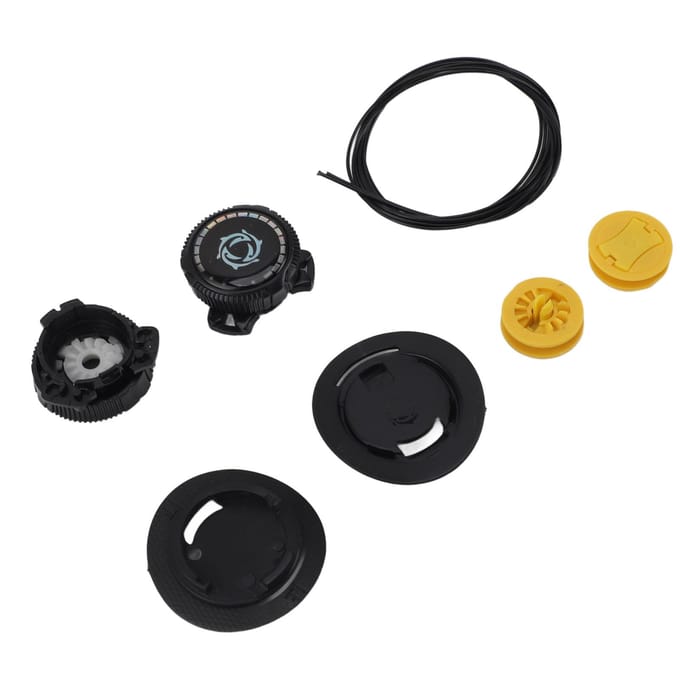 4 Sets Roterende Gesp Schoenveters Staaldraad Elastisch Zonder Strikken Schoenveters Zwart S Maat black