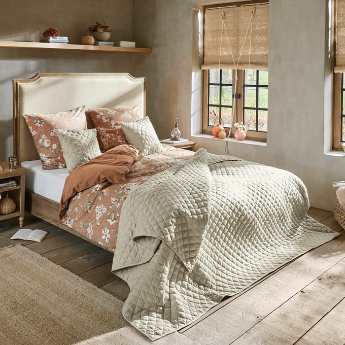 LOBERON Bed Catham bruin/beige