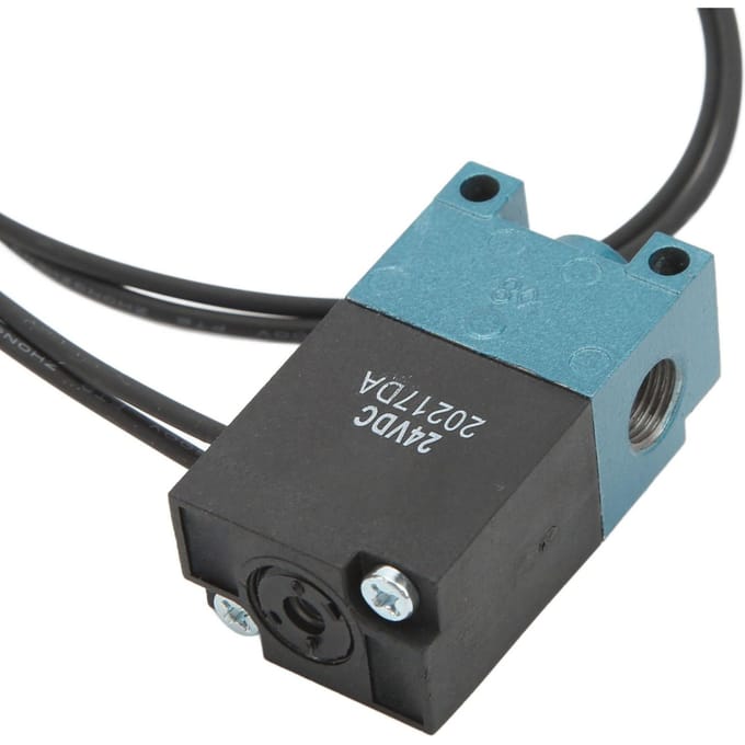 Électrovanne simple 1 8in 35A ACA DDFA 1BA DC24V Puissance forte Adaptée pour machine de marquage