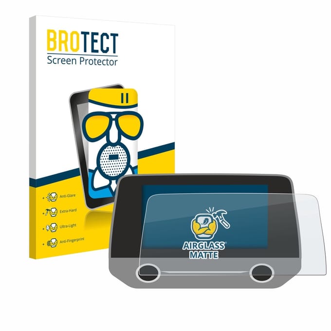 BROTECT - Screenprotector voor Ford Focus MK4 Sync 3 - Folie Beschermfolie Beschermglas matte