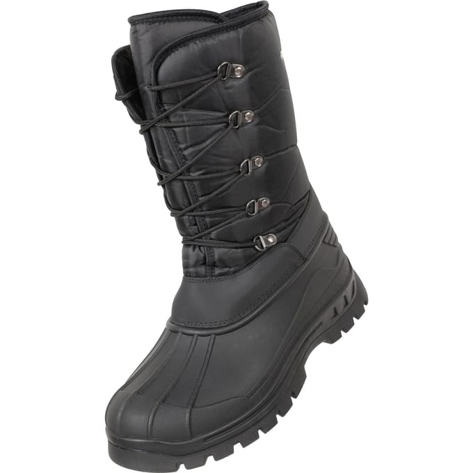 Mountain Warehouse Heren Plough Skischoenen / Snowschoenen (Zwart)