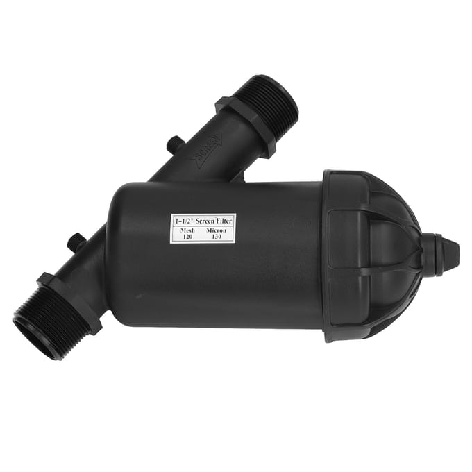 120 Mesh Druppelfilter G1?1/2 Buitendraad Zeef voor Tuinbouw Landbouw Kas