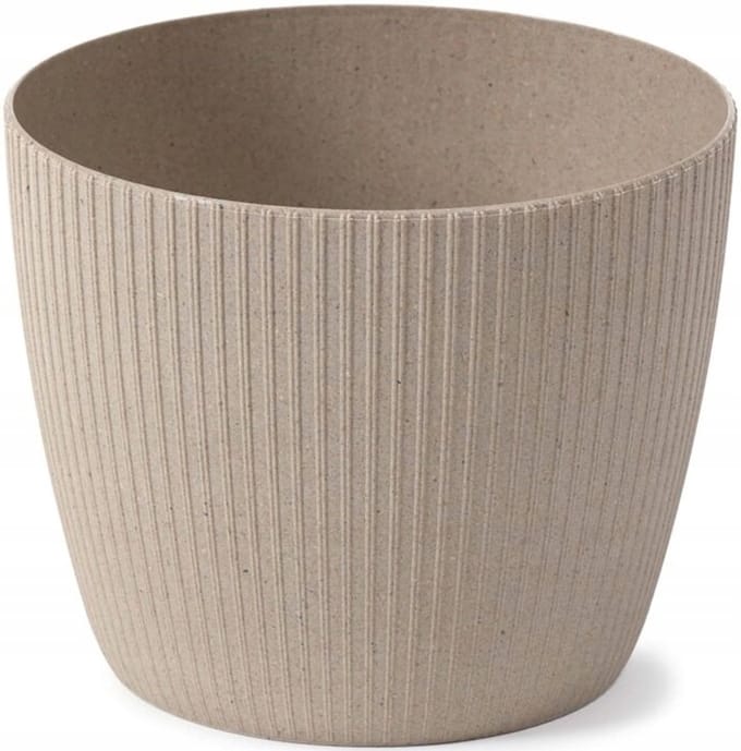 Lamela Magnolia Serie - Bloempot - 14 cm - Latte - Plastic