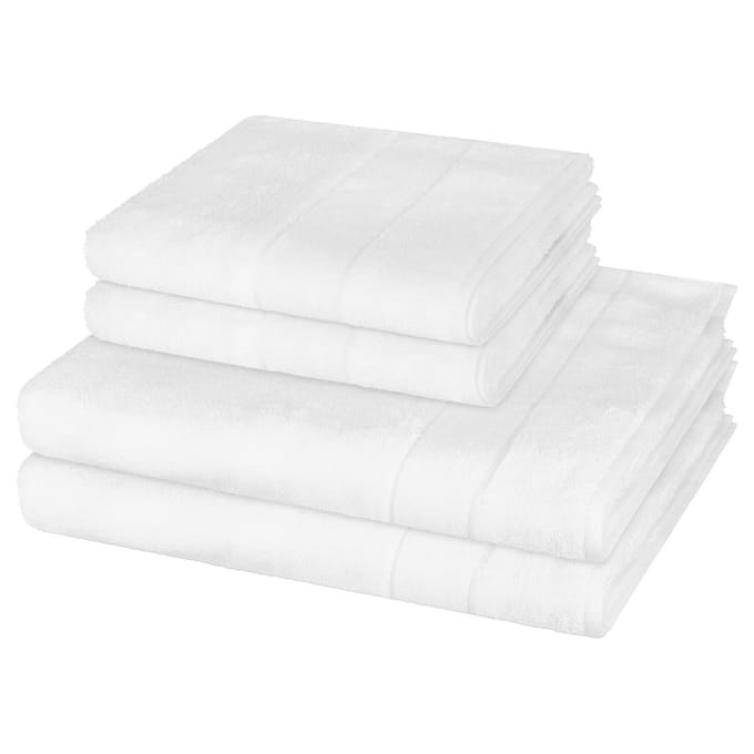 Cawö Sonstiges 2 X handdoek 2 X douchehanddoek - in set 4 pack Noblesse