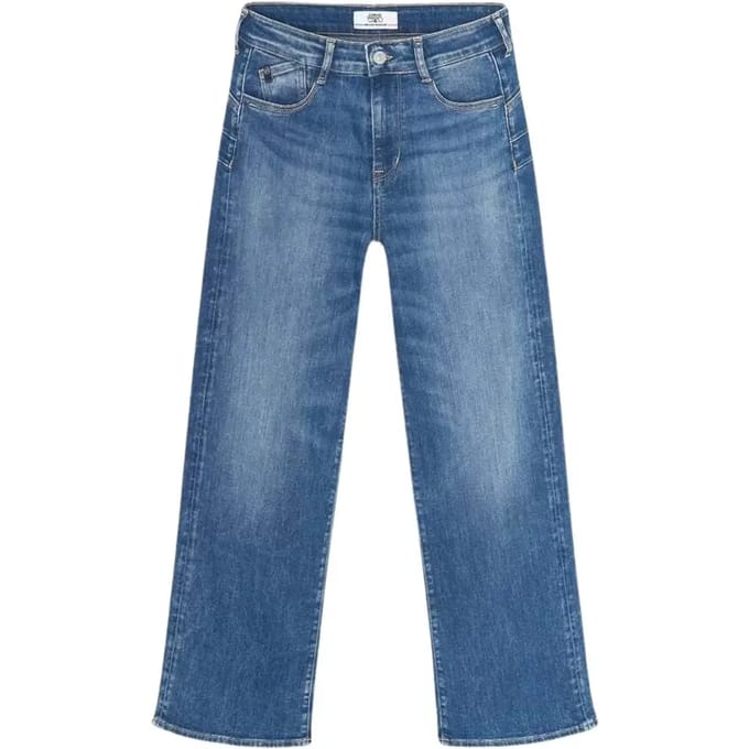 Jeans Le Temps des Cerises Jeans push-up loose, wijd hoge taille PULP, 7/8