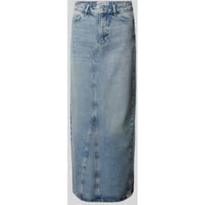 Jeansrok met loopsplit