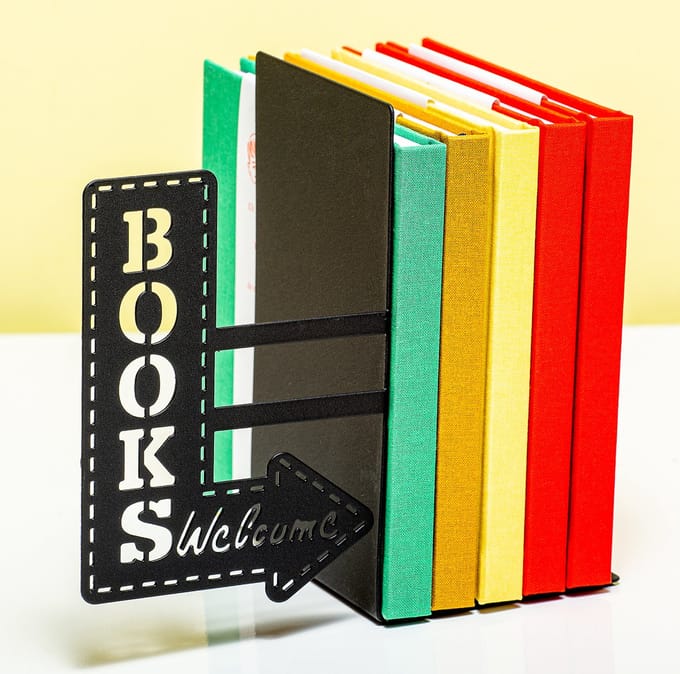 Balvi Bookshop Boekensteun – Zwart