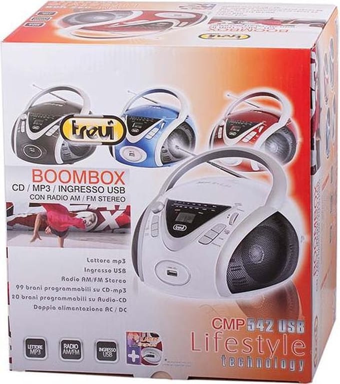 Trevi CMP 542 USB Analoog 6 W Blauw