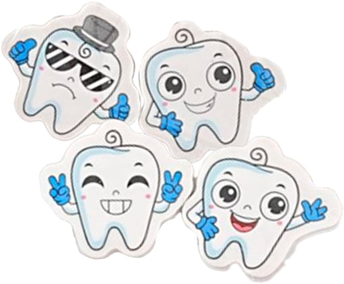 Duckiez 2pcs Eraser. Tooth - 1 stuk