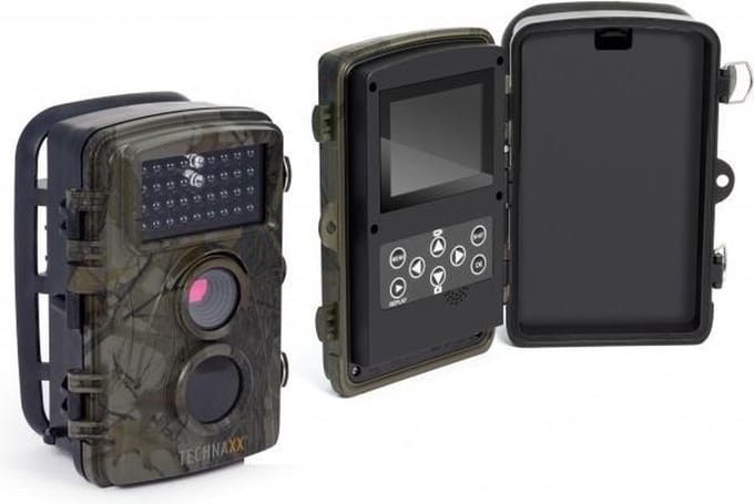 Technaxx TX-69 Draadloze Wildcamera - Beveiligingscamera - Met Nachtzicht en Bewegingssensor - FullHD