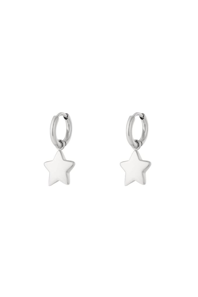 Tiny Star oorbellen Zilver