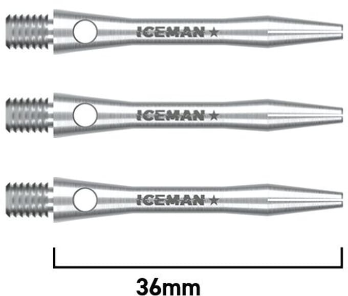 Red Dragon Gerwyn Price - Iceman Silver - Dart Shafts