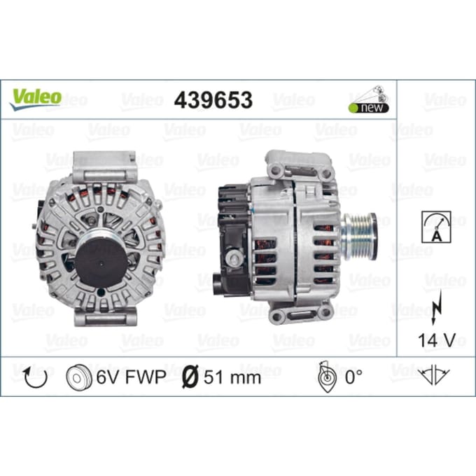Driefasige generator VALEO ORIGINS NEW VALEO 439653