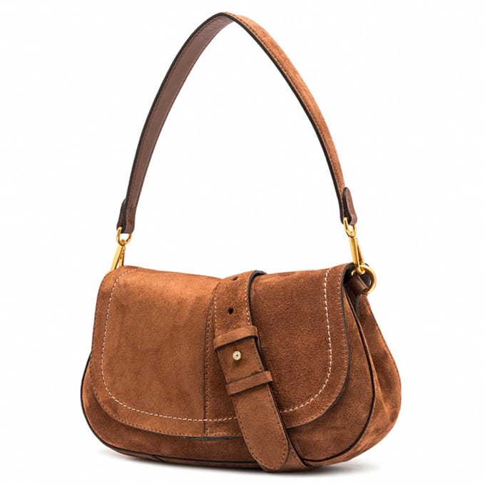 Gianni Chiarini Helena Round Crossbodytas Medium Dames - Leer - Cognac
