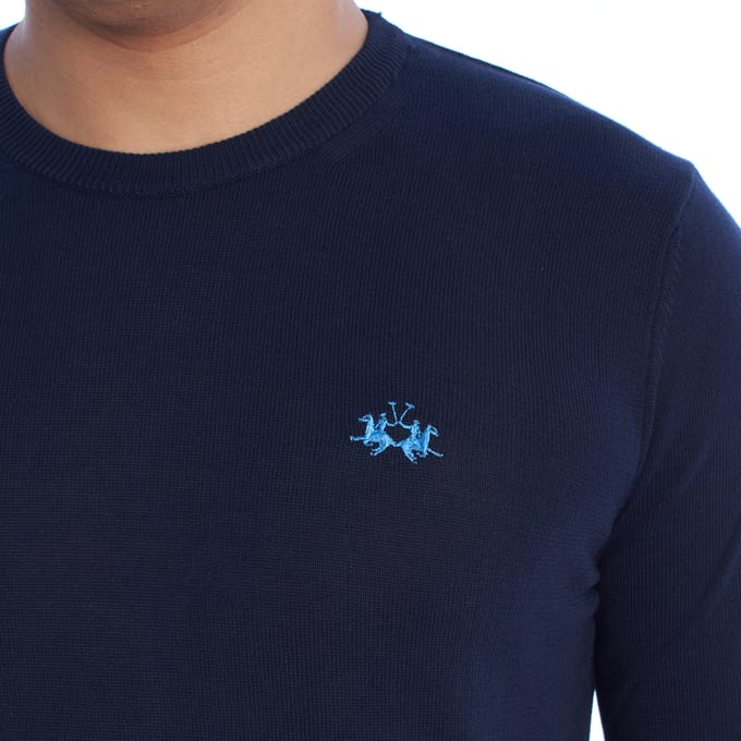 Heren Regular Fit Sweater met ronde hals YMS010-XC008