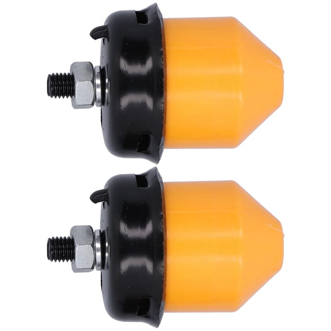 2 stuks Onderste Draagarm Buffer 15956547 Vervanging voor Chevrolet Blazer 4WD 1995‑2005 orange