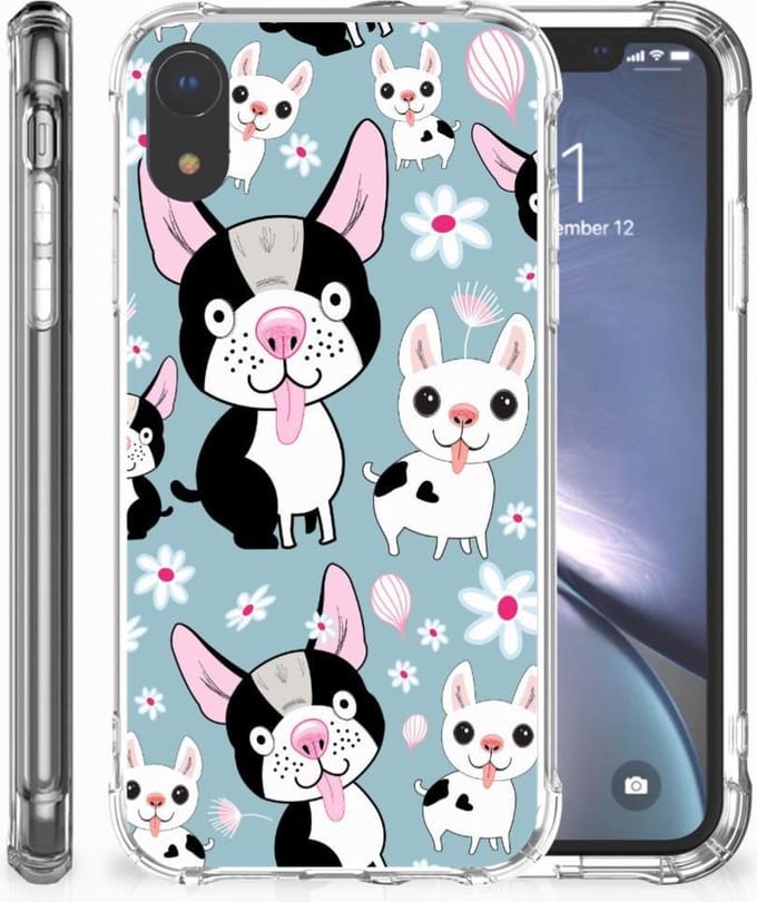 Apple iPhone Xr Case Anti-shock Hondjes