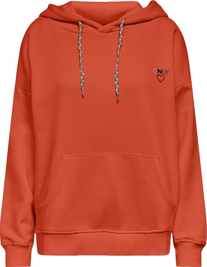 ONLY - ONLNOOMI L/S LOGO HOOD SWT - Dames - Sweaters