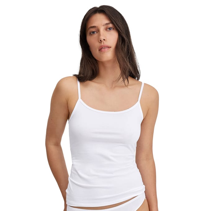 CALIDA Onderhemd Natural Comfort Spaghetti-Top Set van 1