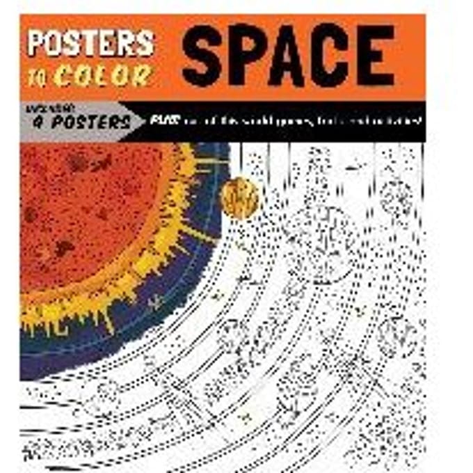 Posters To Color: Space - Press, Running