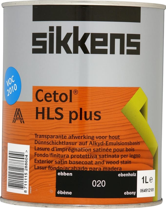Sikkens Cetol Hls Plus - 020 - Ebben - 1 l - 14-18 m²/l