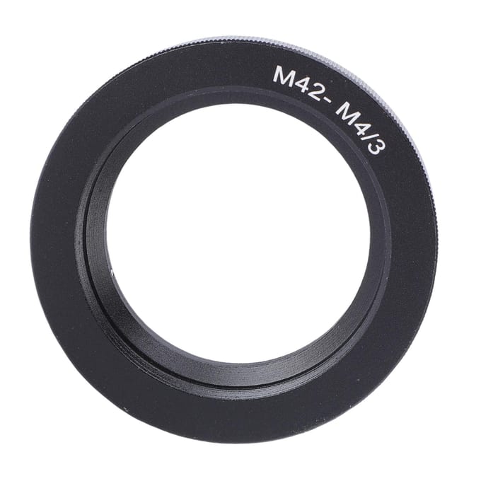 M42 naar M4 3 Lens Mount Adapter Aluminiumlegering Dunne M42 Lens naar M4 3 Camera Lens Adapter voor Mirrorless Camera gray