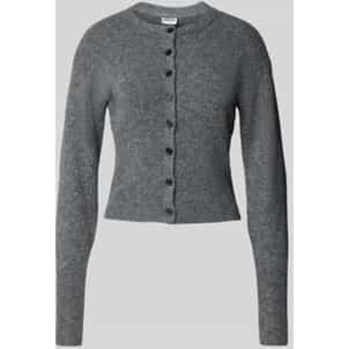 Gebreid jack met ronde hals, model 'NOLA'