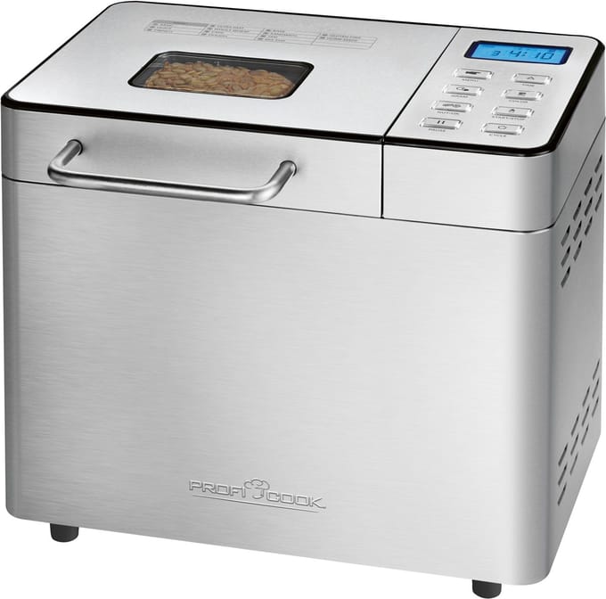 ProfiCook BBA 1282 - Broodbakmachine - Timer -RvS