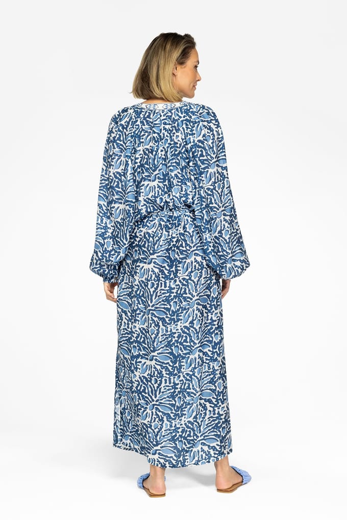 Ibana Darcelle Airy Blue Blossom Taglia: 34 | Maxi abiti Outlet | Donna | Blu