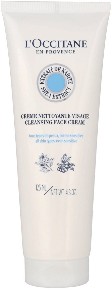 L'Occitane Shea Cleansing Face Cream 125 ml - All Skin Types, Even Sensitive