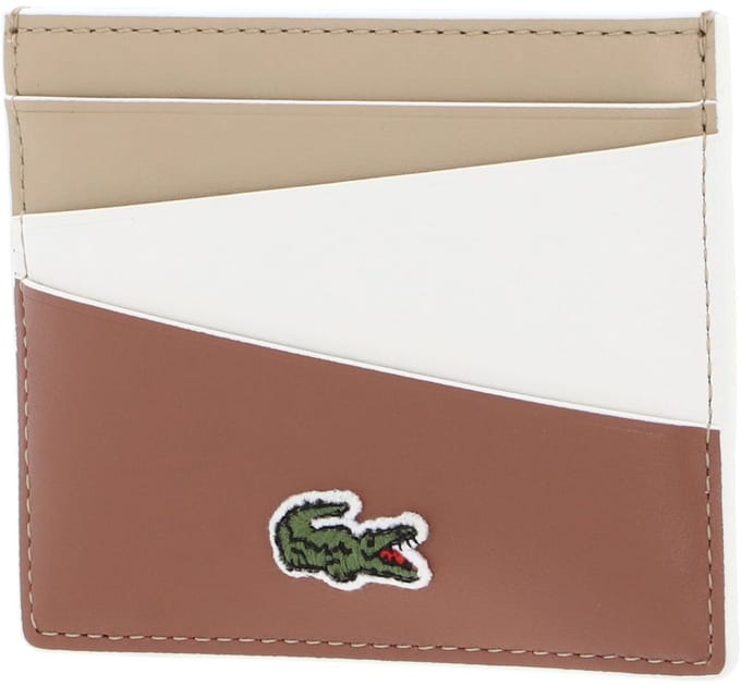 LACOSTE Kaarthouder Cc Holder Viennois Farine Piste Bruine