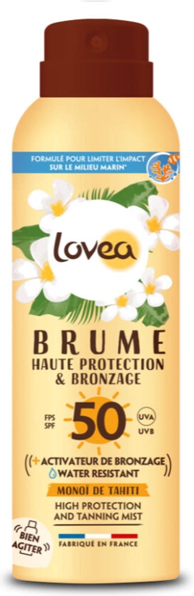 Lovea High Protection & Tanning Mist Monoi de Tahiti SPF 50 150 ml