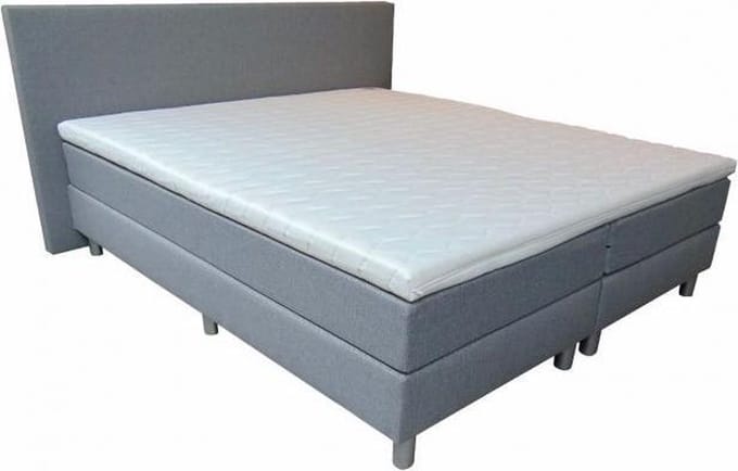 Slaaploods.nl Praag - Boxspring inclusief matras - 180x210 cm - Grijs