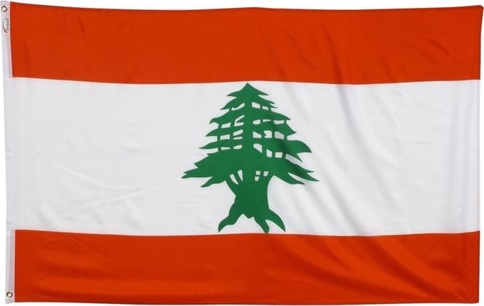 Trasal - vlag Libanon - libanese vlag 150x90cm