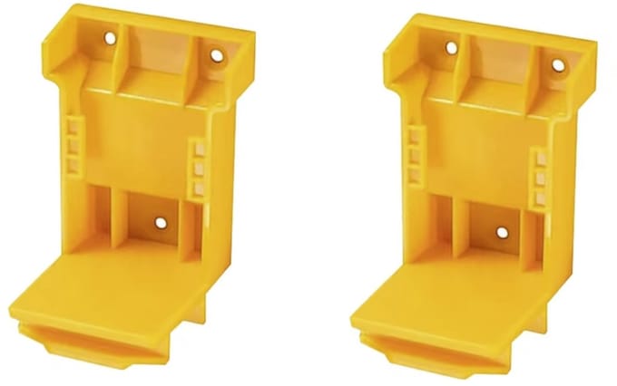 OPHANGBEUGEL VOOR DEWALT ACCU EN ACCU-MACHINE (SET VAN 2)