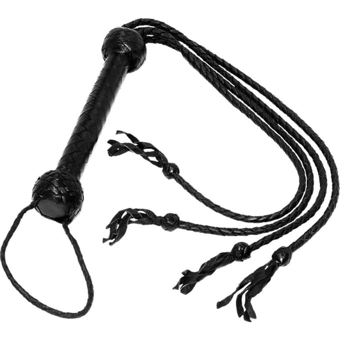 Four Tail Heavy Flogger Leather