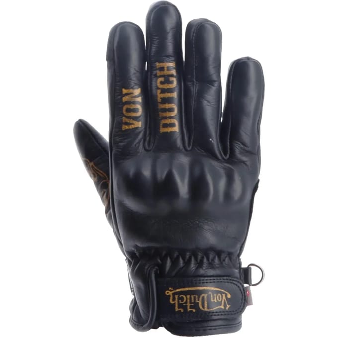 Leren motorhandschoenen voor dames, voor het tussenseizoen Von Dutch Flash
