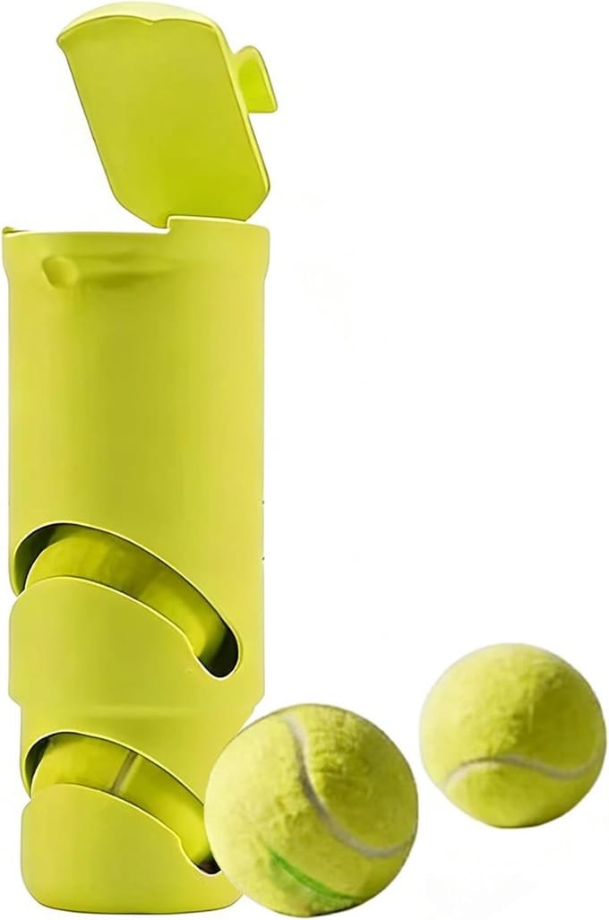 Tennisbalhouder - Baldispenser - Trainingsaccessoire - Ruimtebesparend ontwerp - 21x9 cm