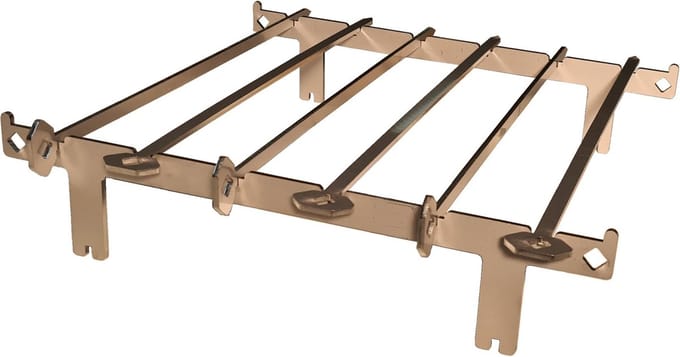 Fikki Spiezen Set - rvs - 6 spiezen met 2 draagrekken