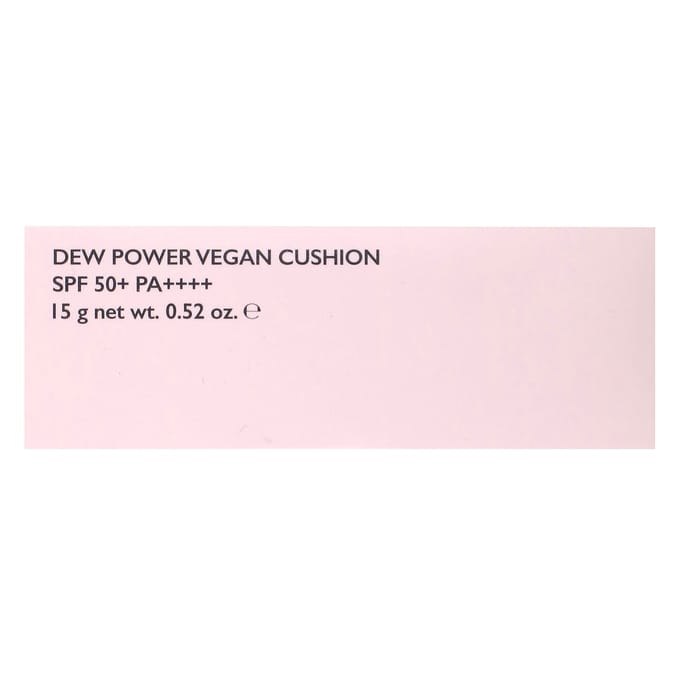 Amuse, Dew Power Vegan Cushion, SPF 50+ PA++++, 1.5 Natural, 15g (0,52 oz) white