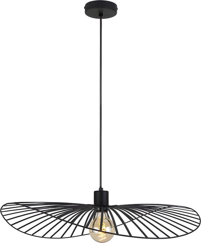 Toolight App1841-1Cp Hanglamp - Zwart - 61X61X13,5Cm
