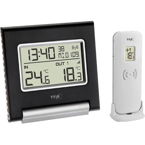 TFA Dostmann SPOT 30.3030.01 Draadloze thermometer digitaal Zwart