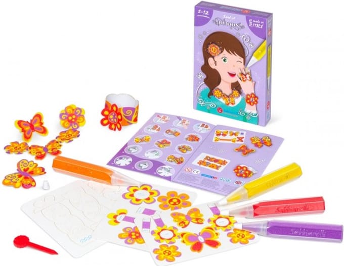 Sabbiarelli Zandschilderen set sieraden - creatieve knutselset voor kinderen.