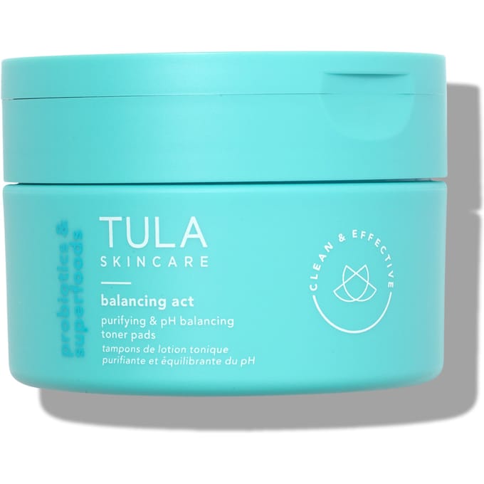 Tula Skincare Balancing Act Purifying & Ph Balancing Biodegradable Toner Pads